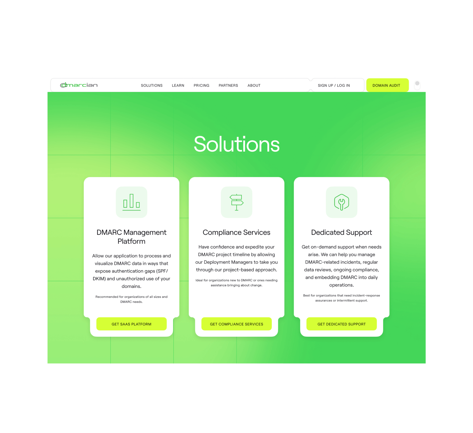 dmarcian about page screenshot