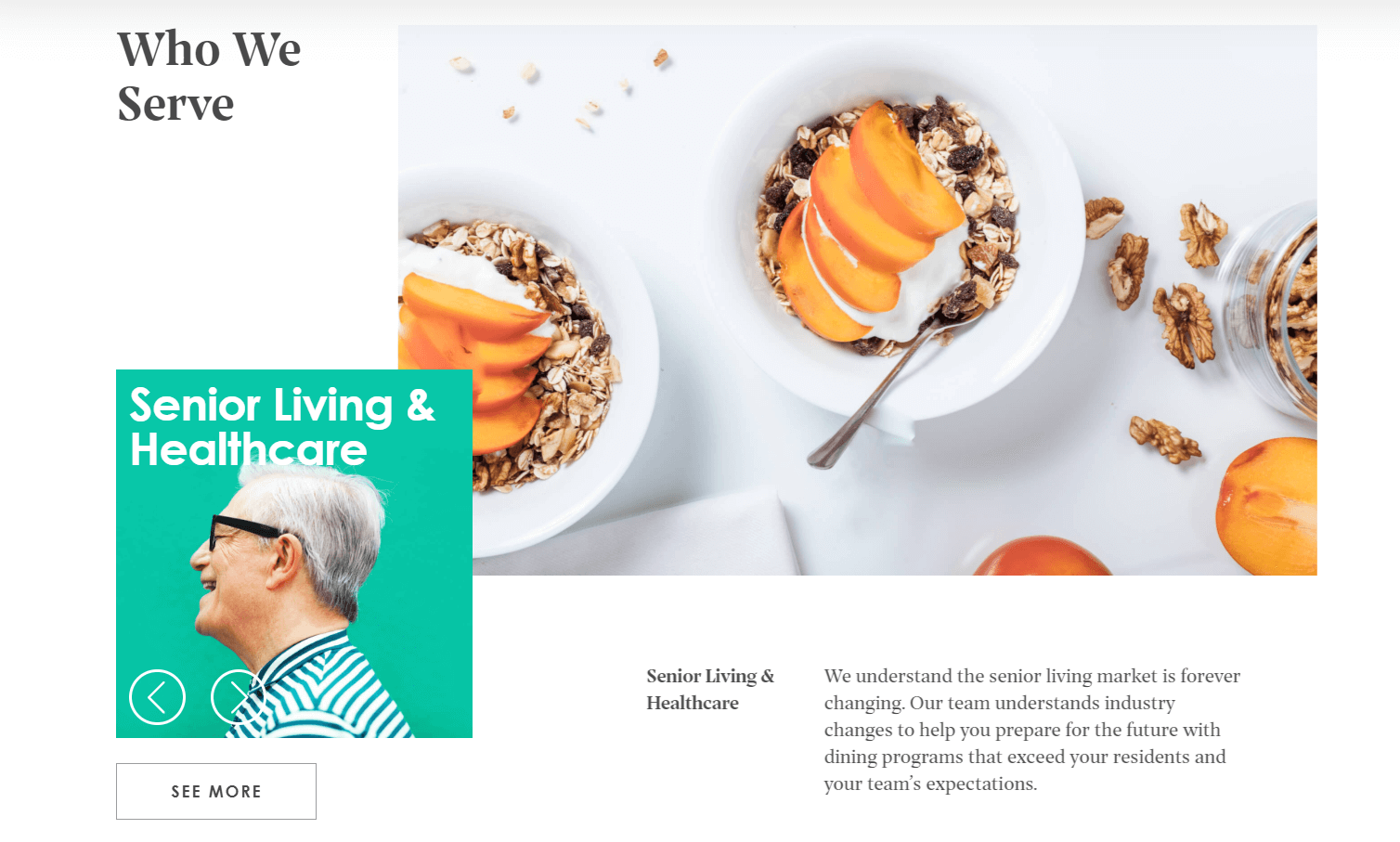 Fresh Ideas Food website on laptop and mobile screens