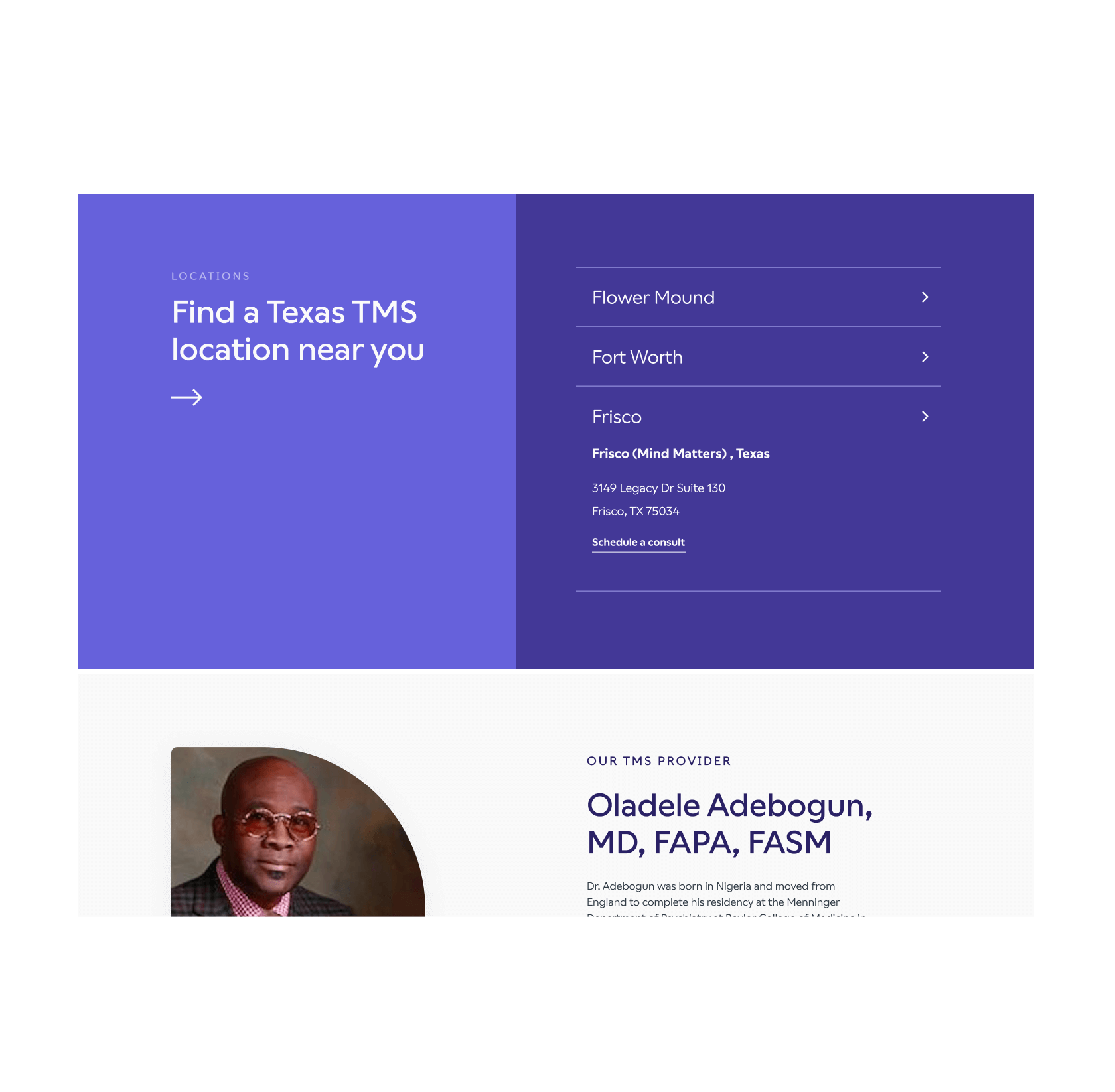 Geode FAQs section, Answers to common questions about TMS therapy
