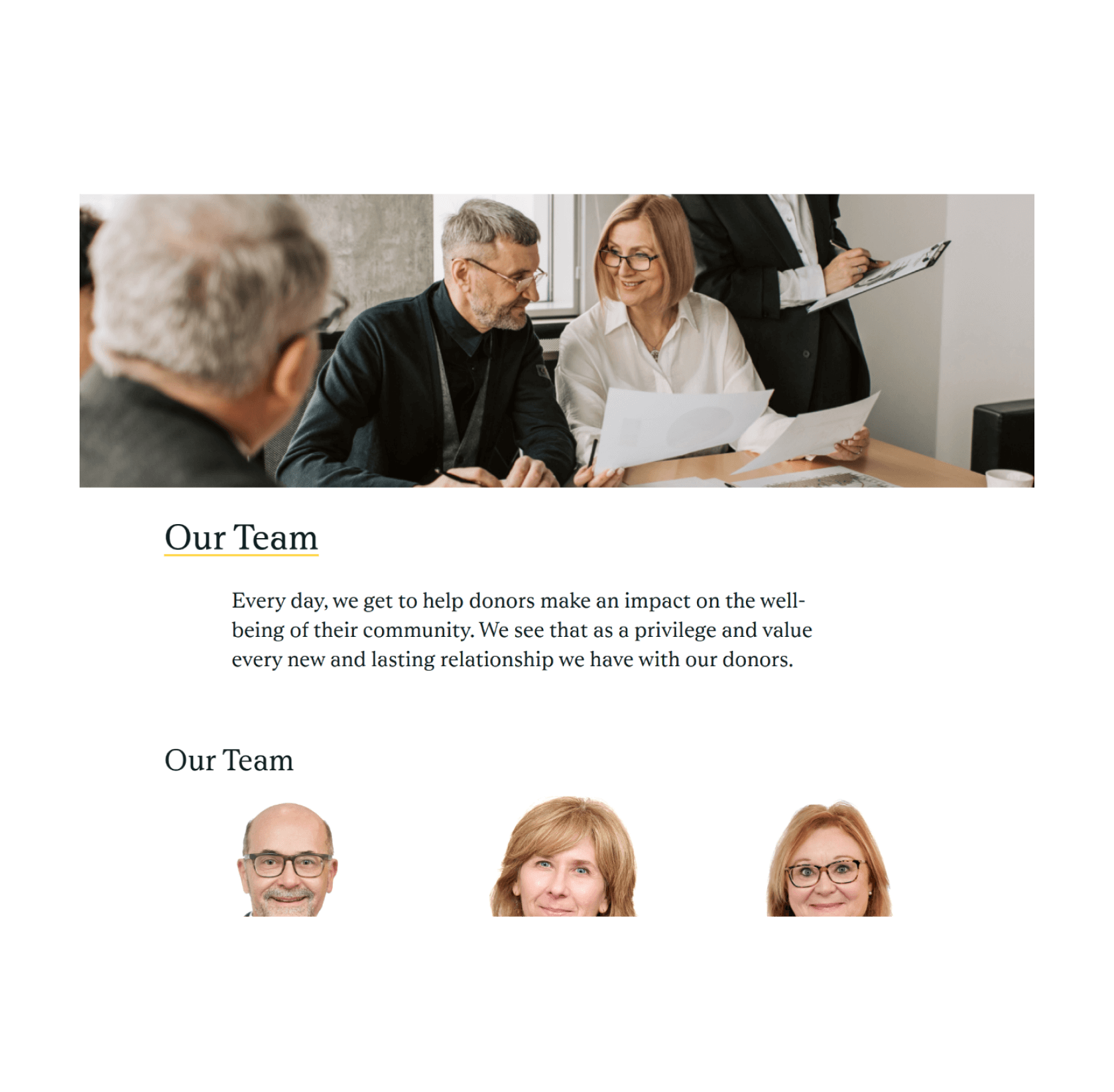 GiftPact About page screenshot