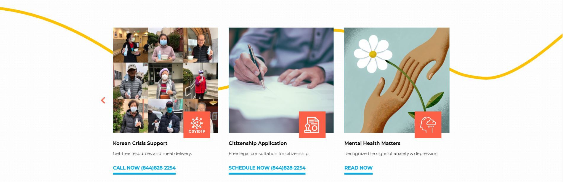 Korean Community Center of the East Bay website on device screens
