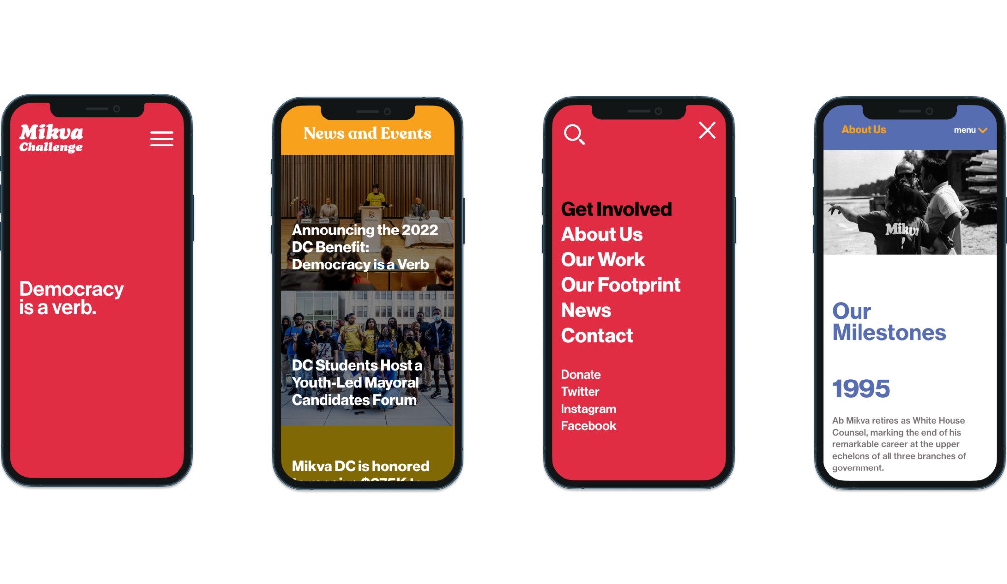 Mikva Challenge branding screenshot