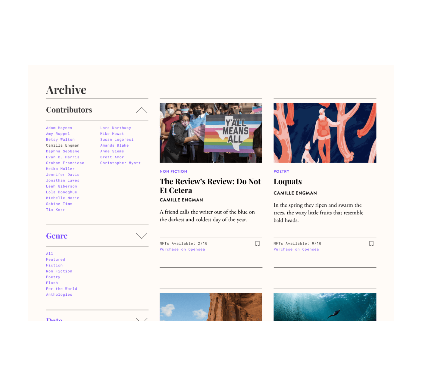 NiftyLit archive page