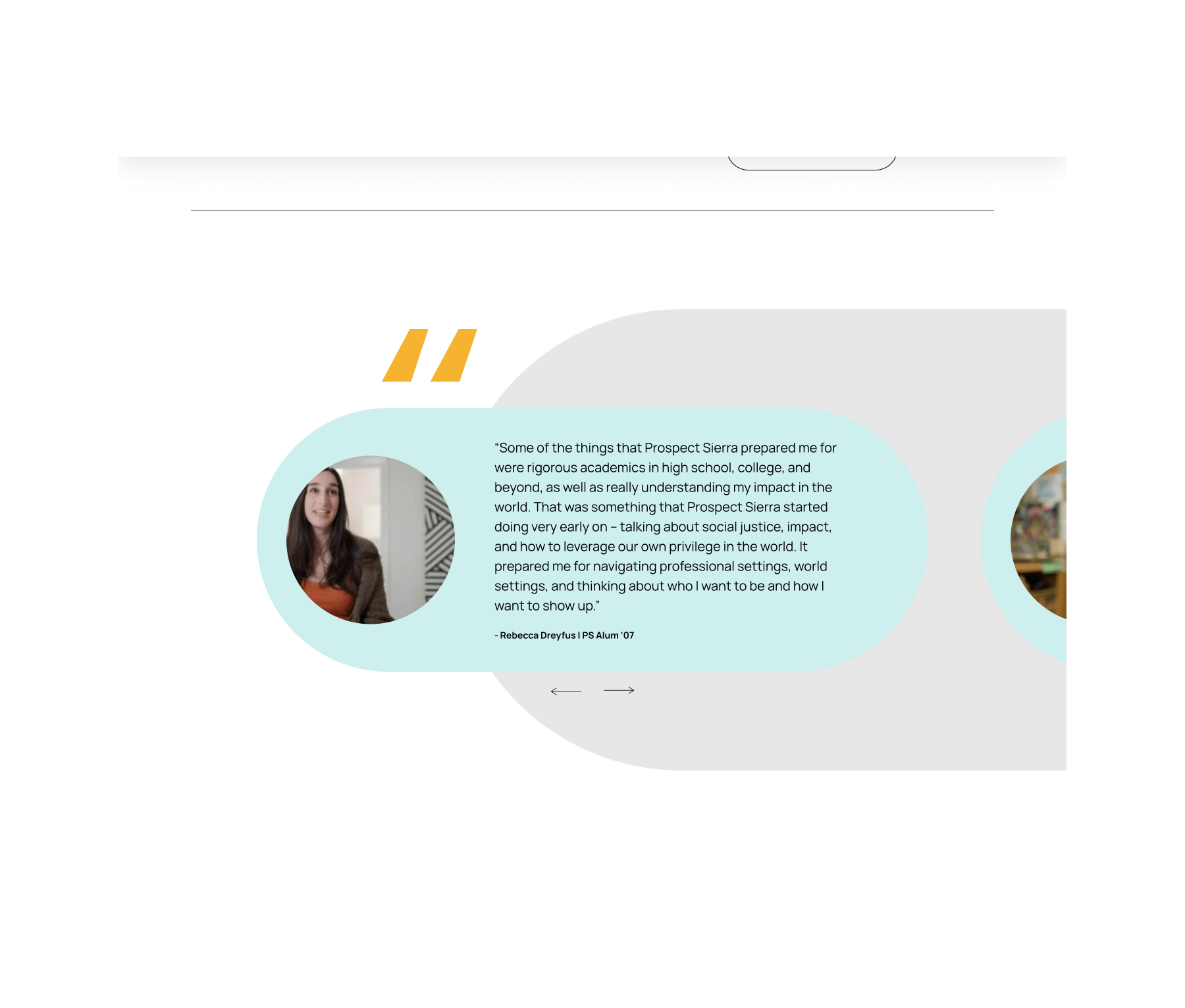 Prospect Sierra website screenshot