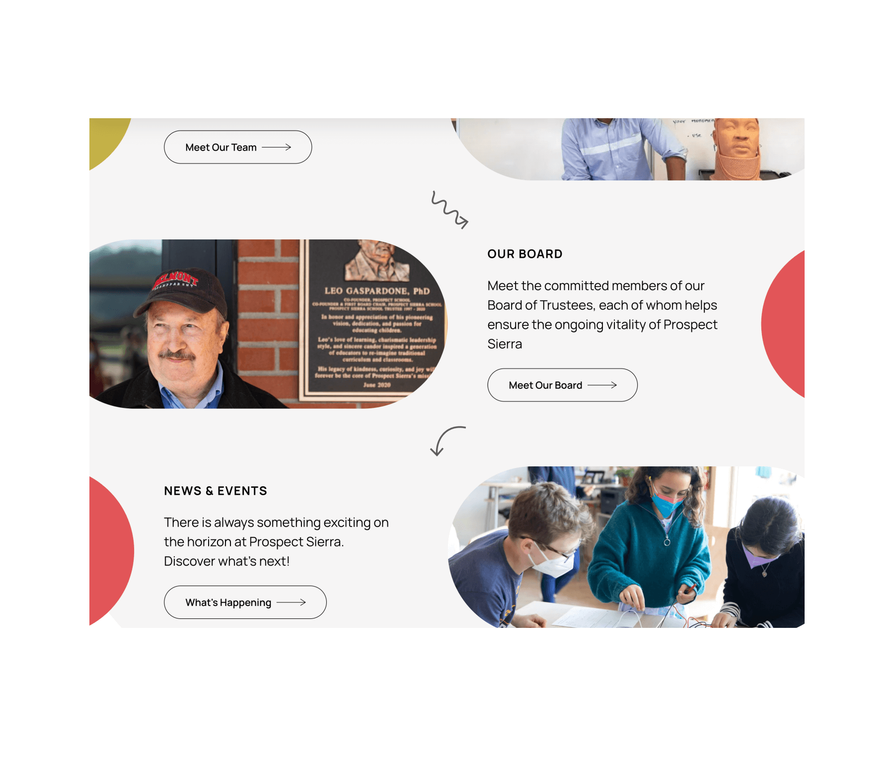 Prospect Sierra website screenshot