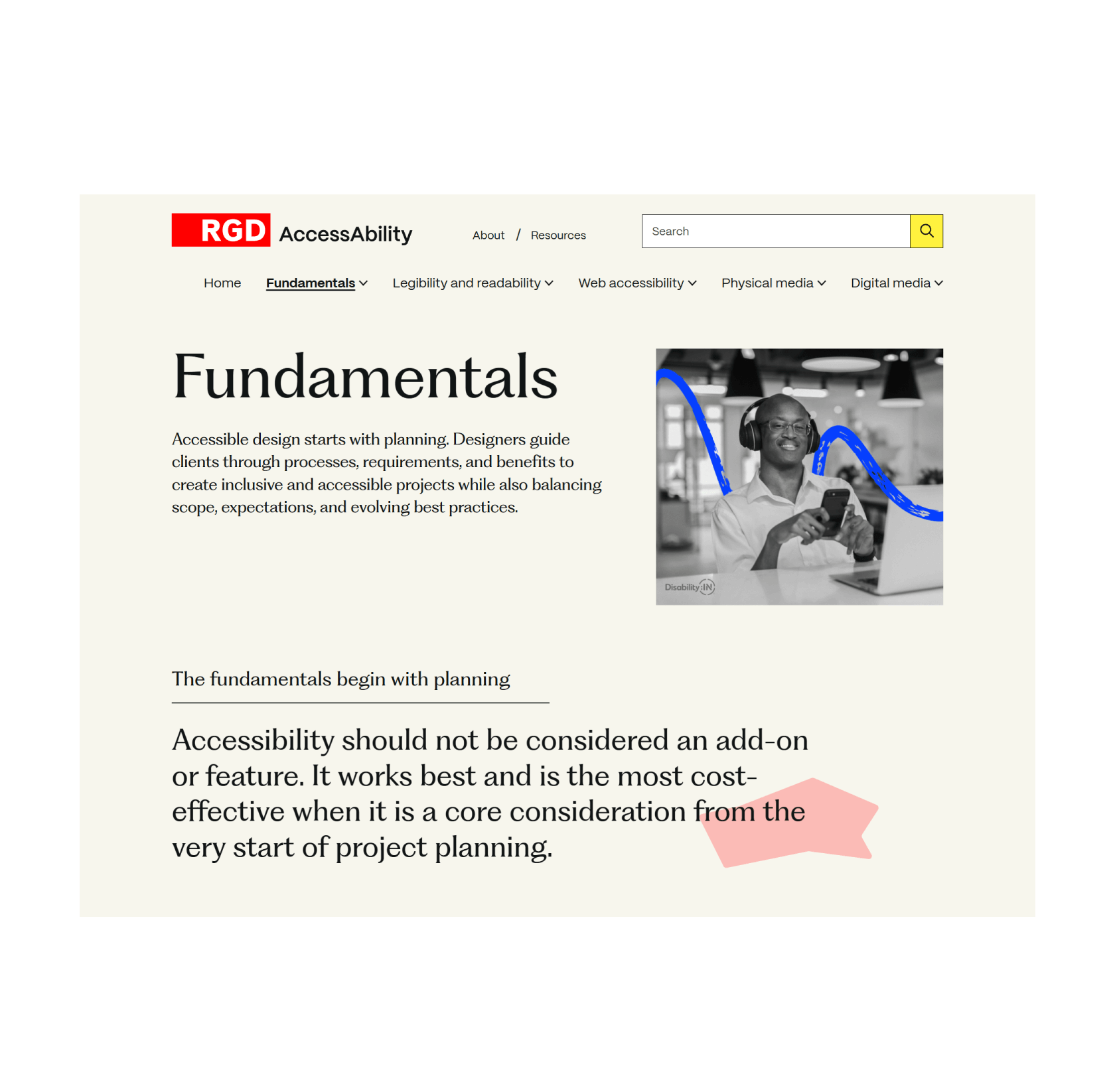 RGD Case Study page screenshot