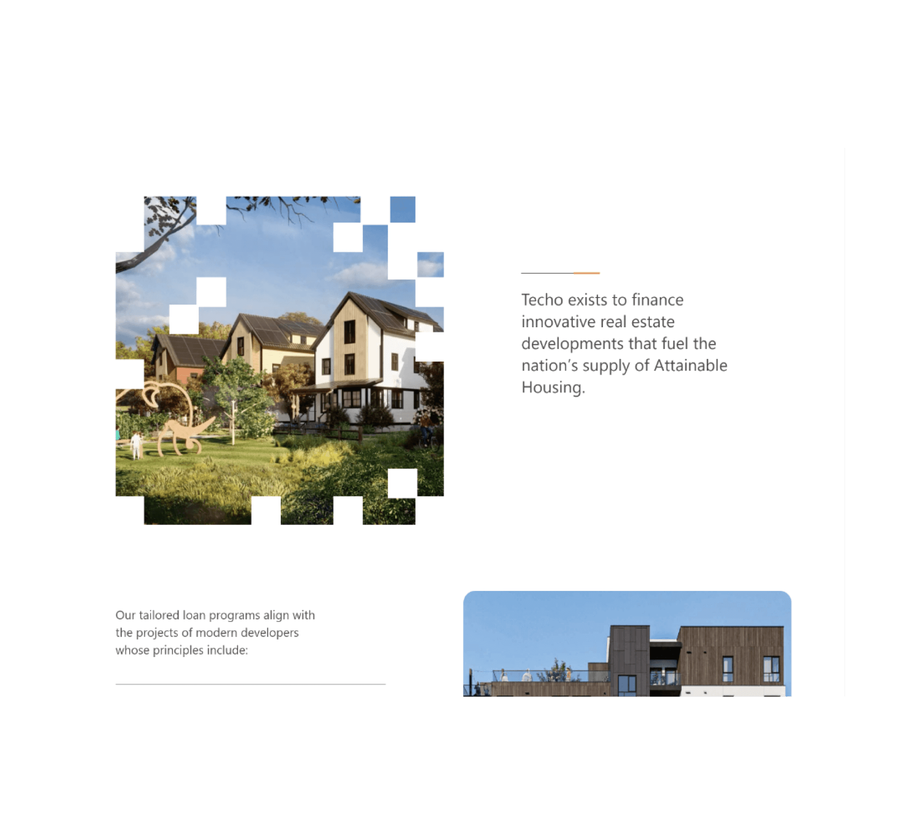 Techo website screenshot