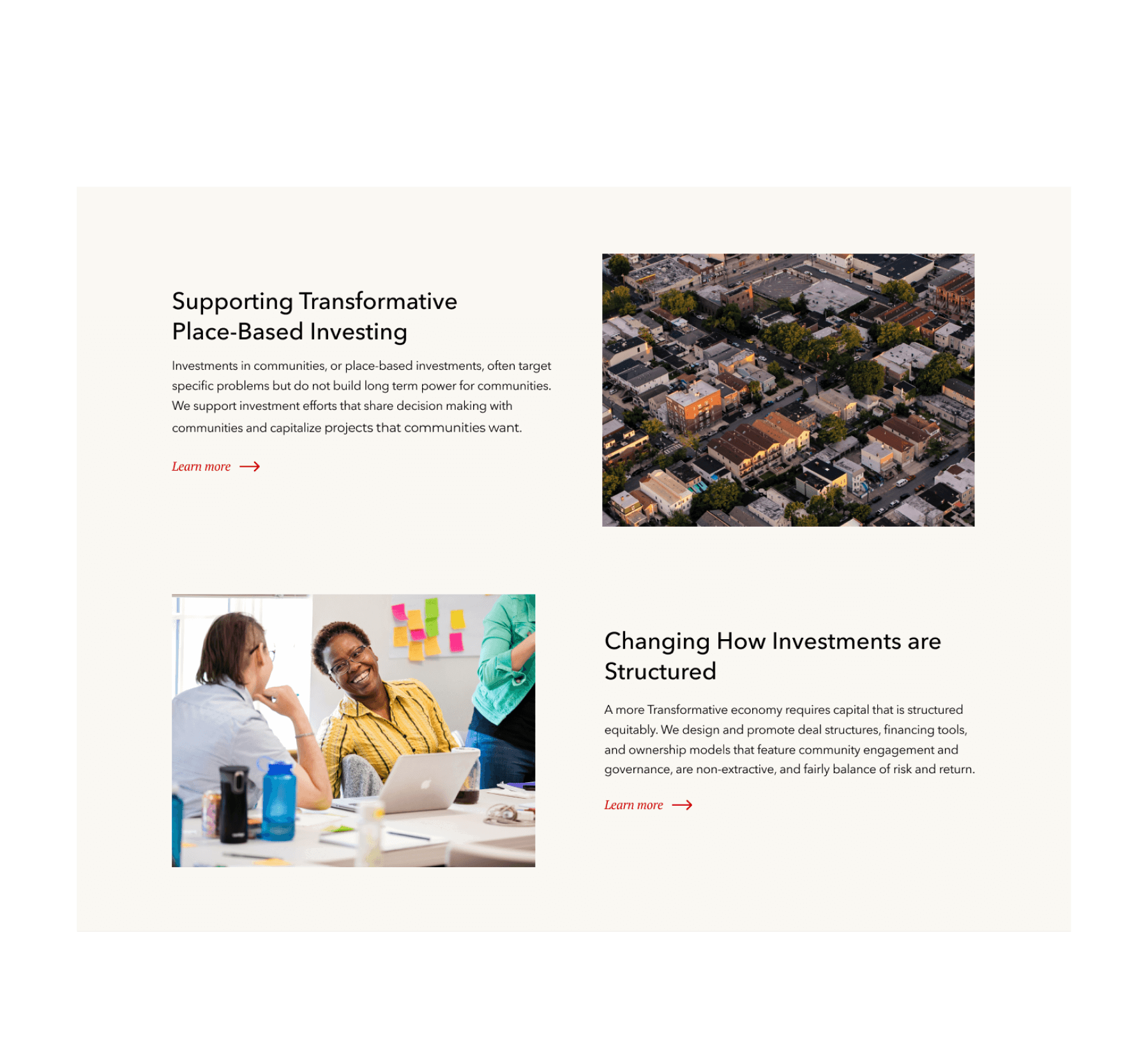 Transform Finance Single Program screenshot