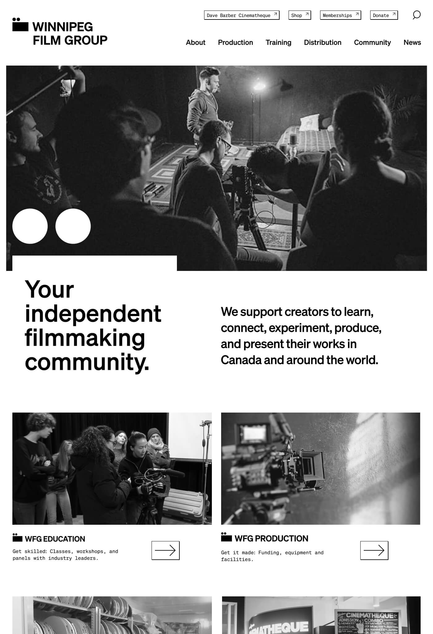 Winnipeg Film Group | Dave Barber Cinematheque