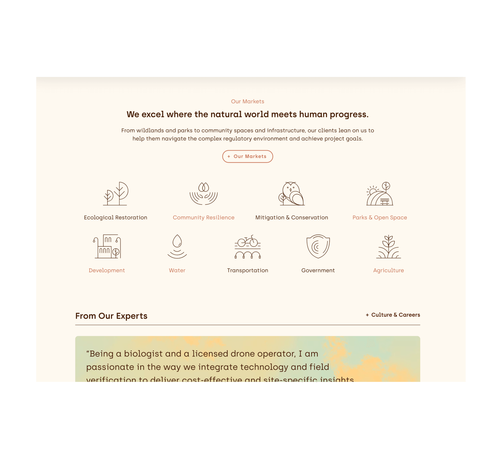 WRA website screenshot