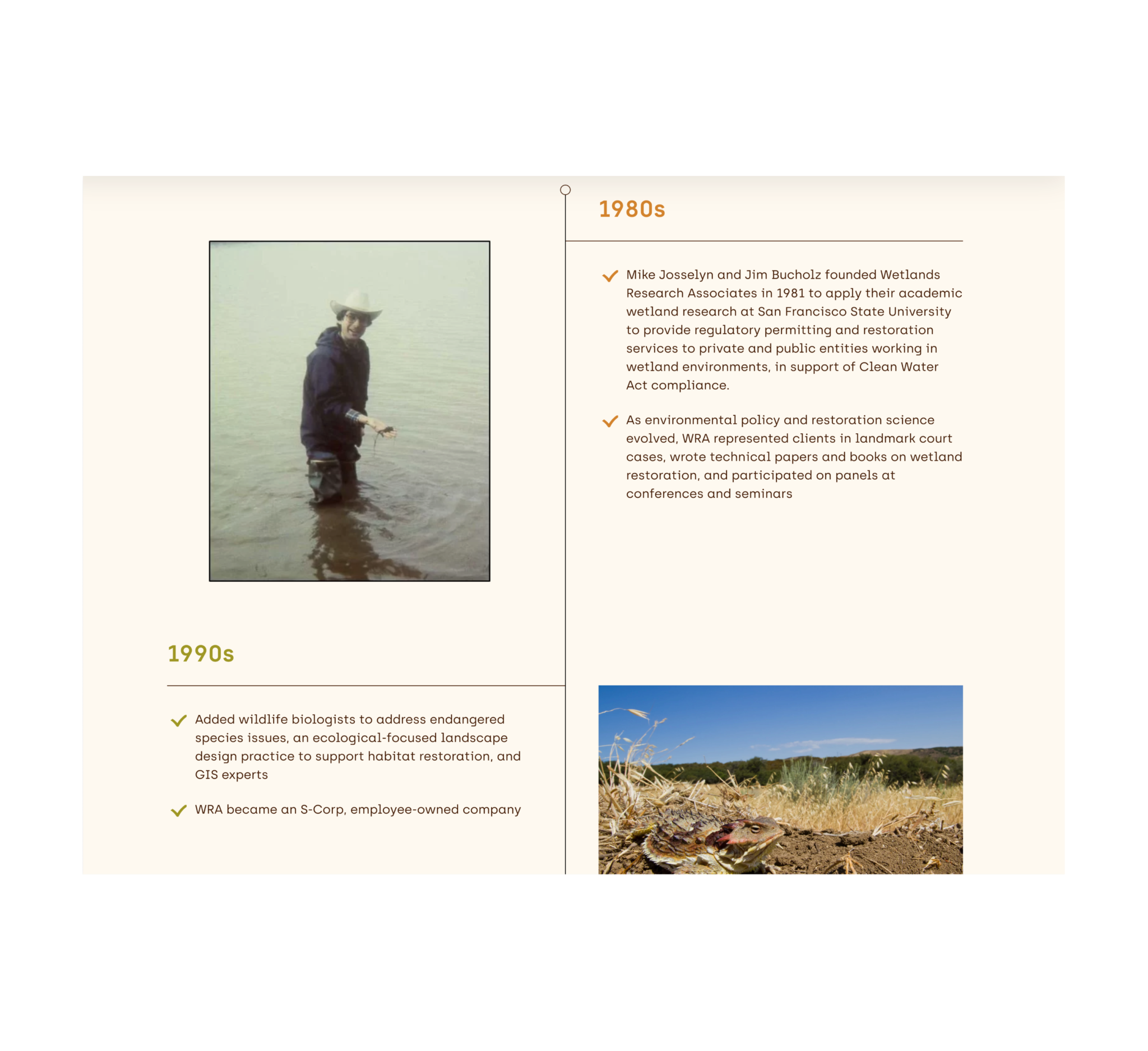 WRA website screenshot
