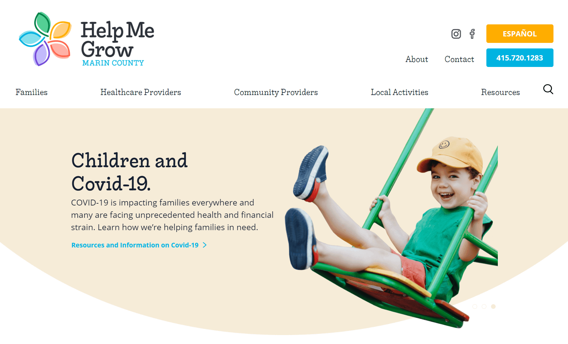 Help Me Grow homepage