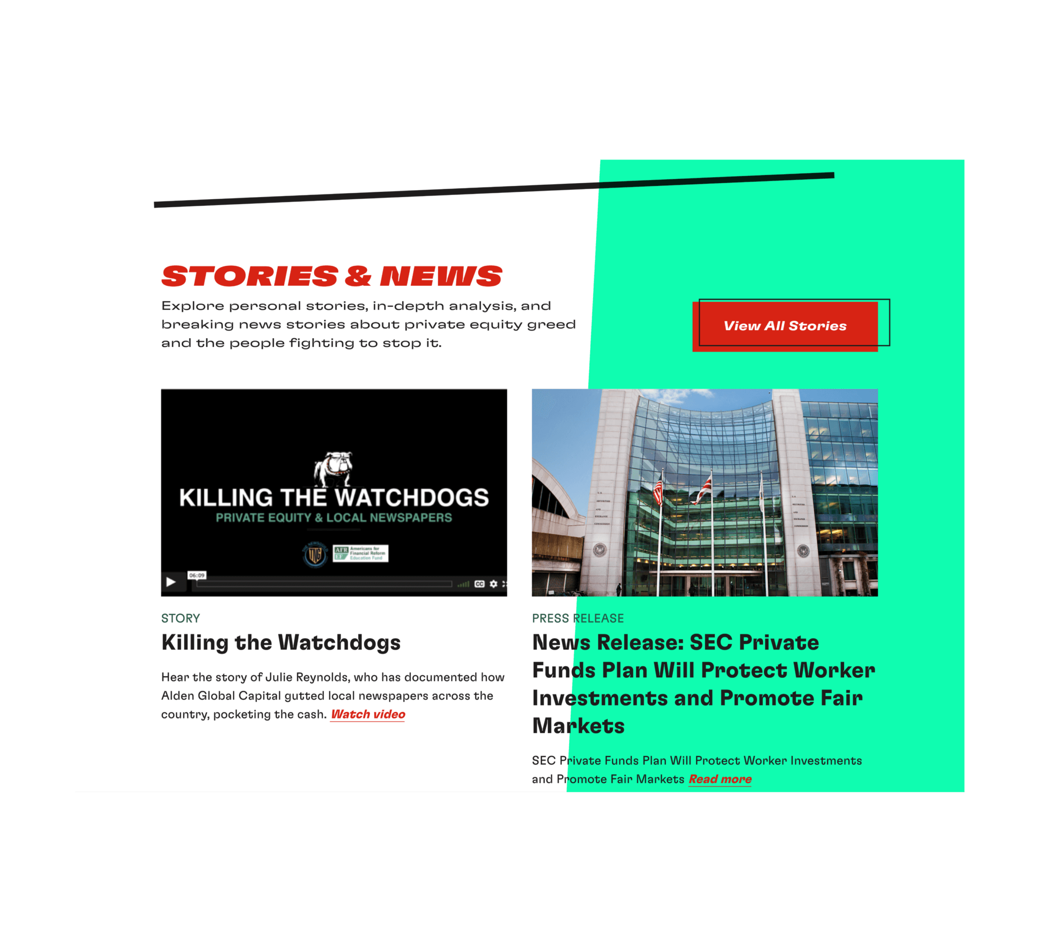 Private Equity Stories &amp; News screenshot
