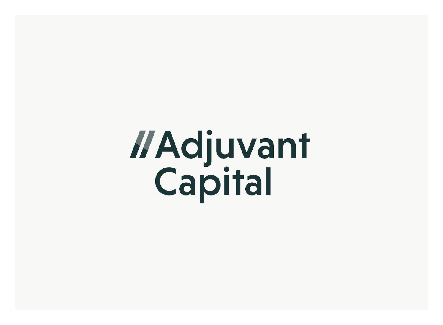 Adjuvant Capital branding screenshot