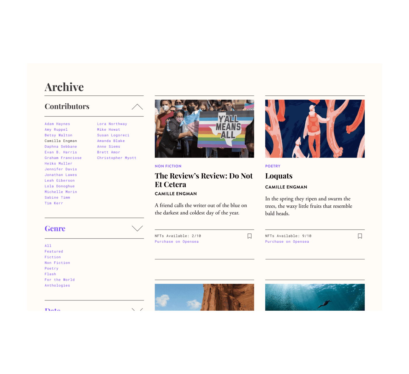 NiftyLit archive page