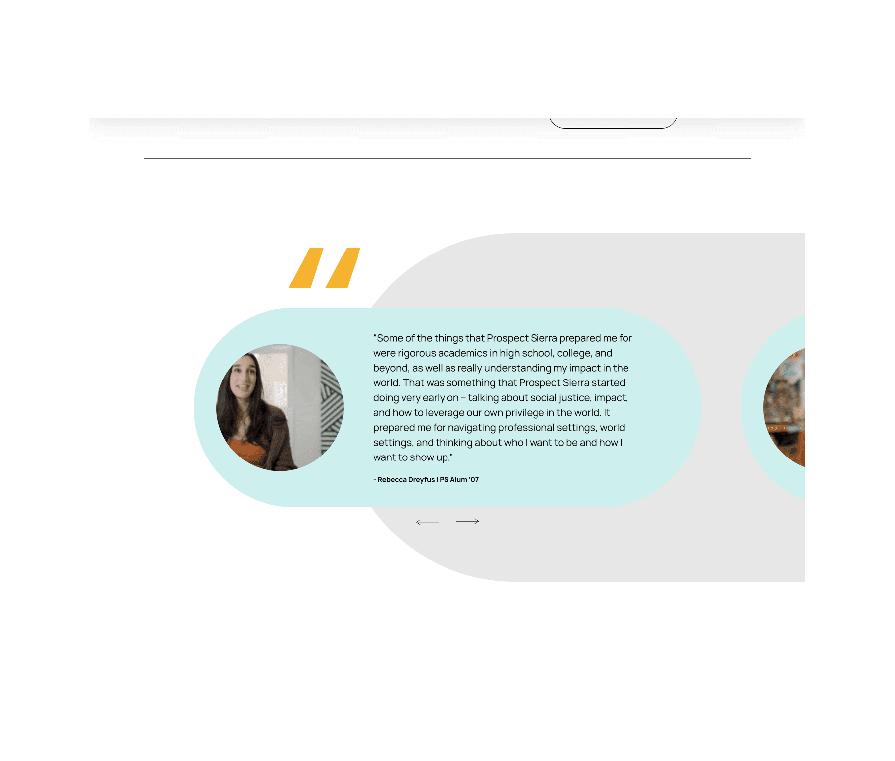 Prospect Sierra website screenshot