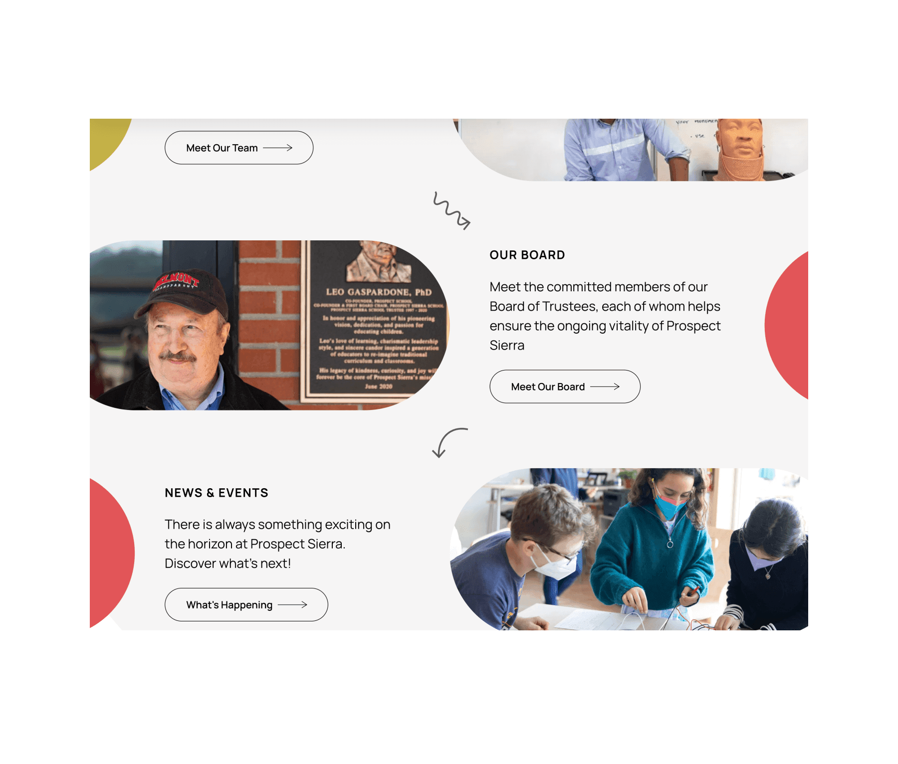 Prospect Sierra website screenshot