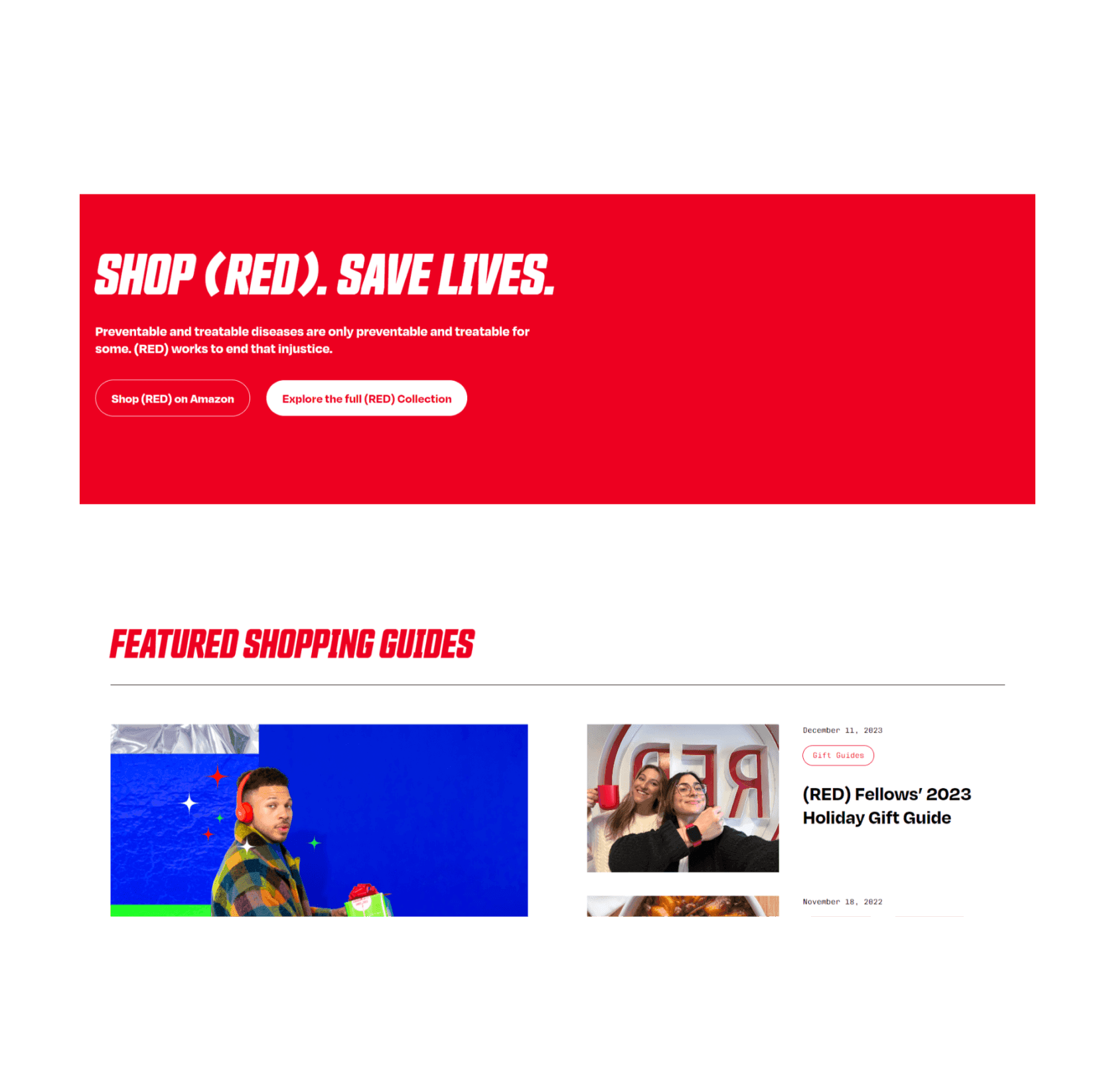 RED.org About page screenshot